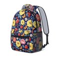 thumbnail image 2 of Pioneer Flower Floral Print Pattern Backpack for School, Cute School Bag with Adjustable Shoulder Straps and Padded Back, 15.3"x11"x6.7", 2 of 5