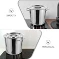thumbnail image 3 of FUEENIRVA Stainless Steel Boiler Pot with Lid for Cooking Food Preparation 1Set, 3 of 8