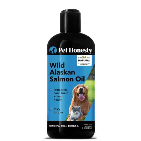 UPC: 0850005524595 | Pet Honesty Dog Wild Alaskan Salmon Oil Skin & Coat Meal Topper 16 fl oz