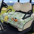 thumbnail image 3 of Yuyamidu Funny Dinosaur Golf Cart Seat Covers Golf Ball Golf Cart Seat Towel Blanket Fits in Club Car Other 2-Seat Golf Carts Decoration, Green, 3 of 8