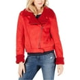 thumbnail image 1 of The Fifth Label Womens Sometimes Motorcycle Jacket, Red, Large, 1 of 3