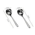 thumbnail image 7 of Bueautybox Polished Stainless Steel Deep Soup Spoons, 7 of 7