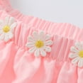 thumbnail image 4 of Honeeladyy Toddler Baby Kids Girls Floral Tops T-Shirt Princess Pants With Hat Outfits kids girls clothes, 4 of 9