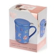 thumbnail image 4 of Pinky Up Annette Fiji Tea Mug & Infuser Ceramic Infuser Mugs, 12 oz, Flower Blue, 4 of 4