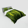 thumbnail image 3 of Ambesonne Tropical Bedding Set 3 Pcs, Palm Trees Exotic, Twin XL, Green, 3 of 3