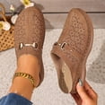 thumbnail image 6 of Willtoo Closed Toe Orthopedic Mule Slip On Flat Casual Shoes with Metal Buckle for Summer Walking Platform Slides, 6 of 7