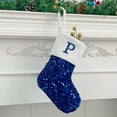 thumbnail image 2 of WREESH Christmas Stockings Christmas Decorations Christmas Letter Solid Stocking Wool Pendant Christmas Decorations Gift Bag Socks P, 2 of 4
