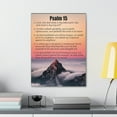 thumbnail image 3 of Scripture Walls Psalm 15 Abide in God's Sanctuary Mountain Bible Chapter Canvas Christian Wall Art Ready to Hang Unframed, 3 of 18