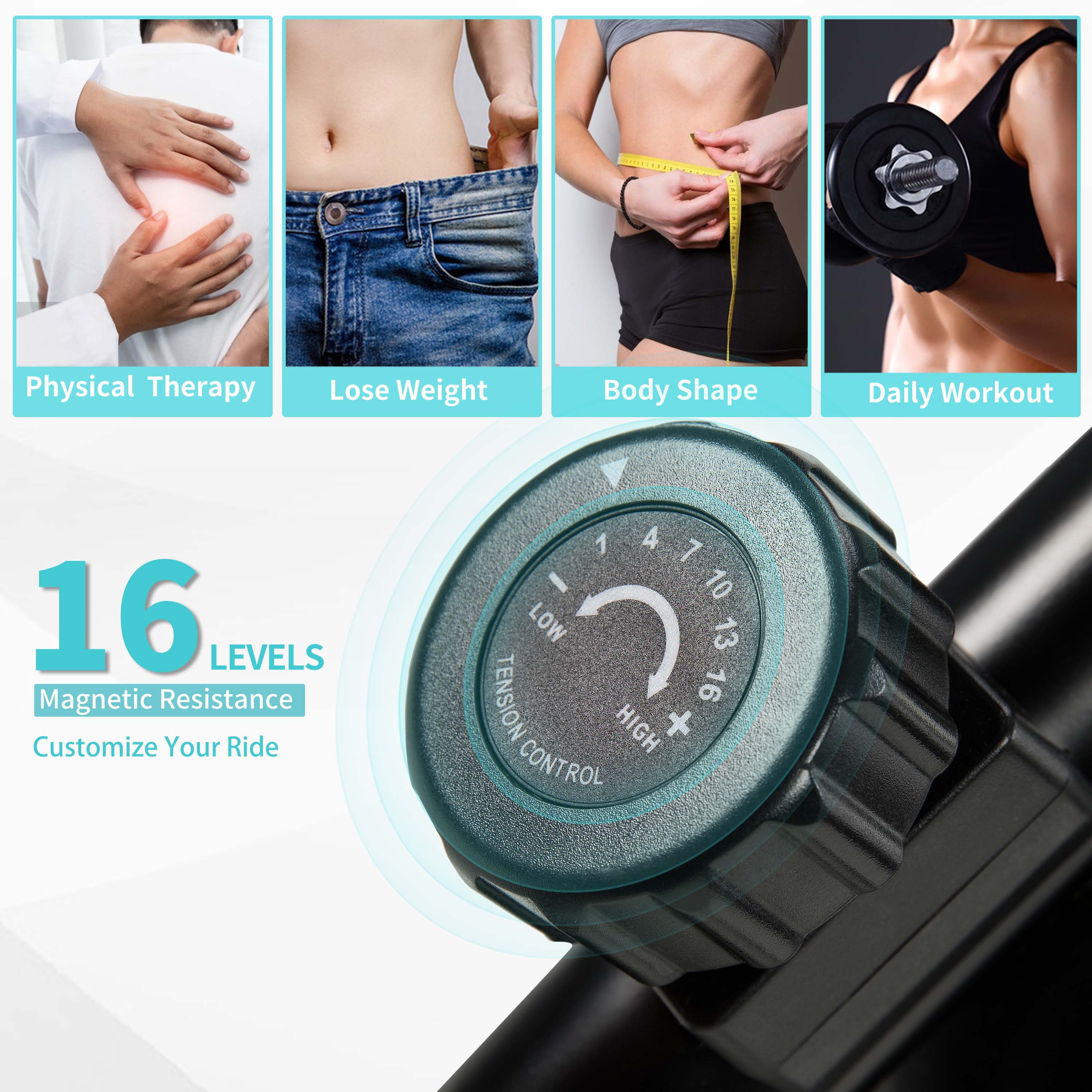 vanswe recumbent exercise bike