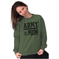 thumbnail image 5 of US Army Mom Military Star Logo Women Crewneck Sweatshirt Brisco Brands S, 5 of 6