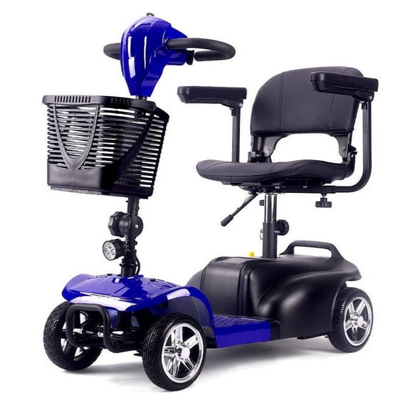 SAY YEAH Mobility Scooter,Folding Selectric Wheelchairs for Adults,Upgrade Motor Scooters for Seniors,42X37X19in,110lbs,Blue