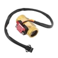 thumbnail image 1 of 1 Piece of -B1 Turbine Water Flow Sensor G1 / 2 Inch Electromagnetic Brass In-Line Hall Switch Male Thread 1-25 L/Min, 1 of 9