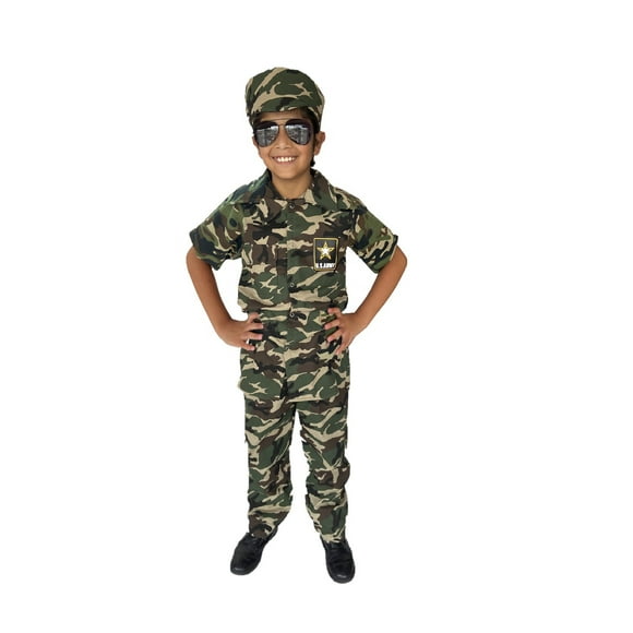 Disfraz de Soldado T-8 Army Soldier Disfraces TuDi Piloto Ejercito Niños de 8 Años