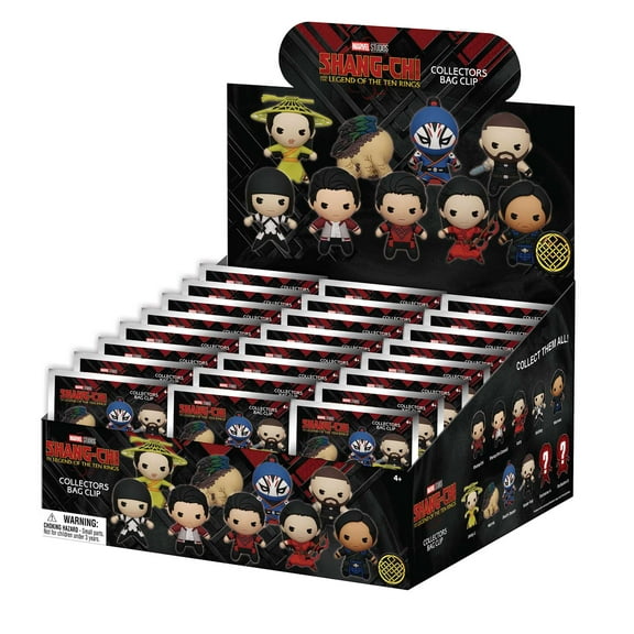 3D Figural Keyring Marvel Shang-Chi Series 1 Mystery Box (24 Packs)