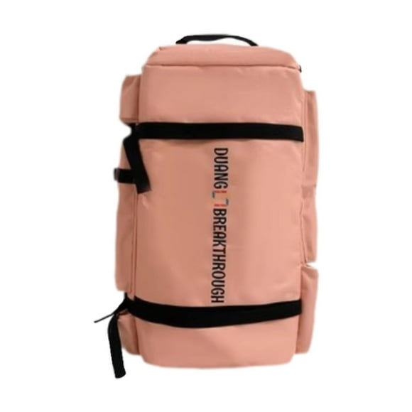 Almencla Ski Backpack Adults Ski Boot Bag for Winter Sports Outdoor Activities Travel Pink