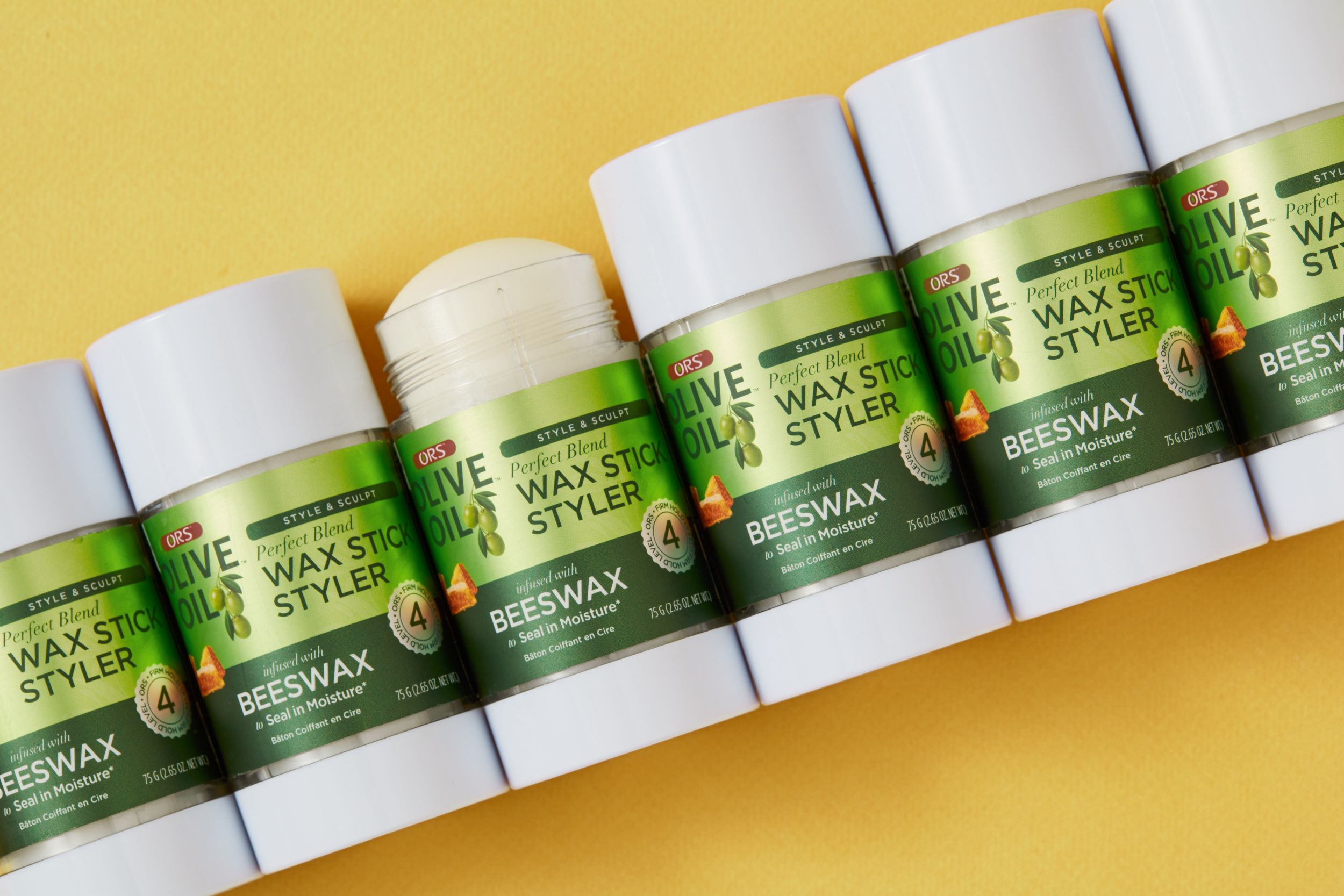 ORS Olive Oil Perfect Blend Wax Stick Styler, All Hair Types, Extra-Firm Hold, 2.6 oz