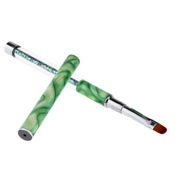 Brush Acrílico Polaco Pintura Dibujar Gradiente Verde Colcomx Pluma del cepillo del dibujo del arte del clavo