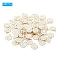 thumbnail image 3 of Uxcell Letter Charm C, 60Pcs Double Sided Alphabet Initial Charm Pendants Beads White, 3 of 6
