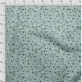 thumbnail image 3 of oneOone Georgette Viscose Dusty Teal Blue Fabric Triangle Geometric Sewing Fabric By The Yard Printed Diy Clothing Sewing Supplies 42 Inch Wide, 3 of 4