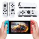 thumbnail image 1 of [Mango Blanco Azabache] Interruptor Izquierdo Y Derecho Joycon Pequeño NS Modelo Privado Juego RGB Inalámbrico Con (K), 1 of 9