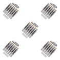 thumbnail image 3 of Baohd Headless Guitar Bridge Tailpiece for Headless Guitar Accessory Electric Silver 5Set, 3 of 6