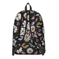 thumbnail image 3 of Floral Print Laptop Backpack for School College Teens Adults, Large Capacity Bookbag with Protective Sleeve, Durable Commuting Travel Backpack, Sunflower Flowers Design Unisex Gift Idea for Work, 3 of 5