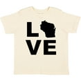 thumbnail image 3 of Inktastic Love Wisconsin Boys or Girls Toddler T-Shirt, 3 of 5