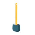 thumbnail image 1 of El Juego De Escobillas De Inodoro Simple Para El Hogar Puede Montarse En La Pared De Plástico Sin Escobillas De Inodoro En Esquinas Muertas,Naranja brillar Electrónica, 1 of 5