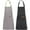 gray and black, variant on ONEKISS 2 Pack Kitchen Cooking Aprons, Adjustable Bib Soft Chef Apron with 2 Pockets for Men Women(Black/Brown/Red/Gray Stripes)2 PCs