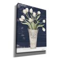 thumbnail image 2 of Epic Graffiti 'Tulips on Navy II' by Cindy Jacobs, Canvas Wall Art, 12"x16", 2 of 2