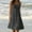 Dark Gray, variant on Viadha Dresses for Women 2024 Casual Spring Fashion Holiday Summer Solid Color Sleeveless Party Beach Dress