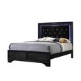 thumbnail image 2 of Esofastore 5-Piece Modern Upholstered Queen Bedroom Set, Black, 2 of 8