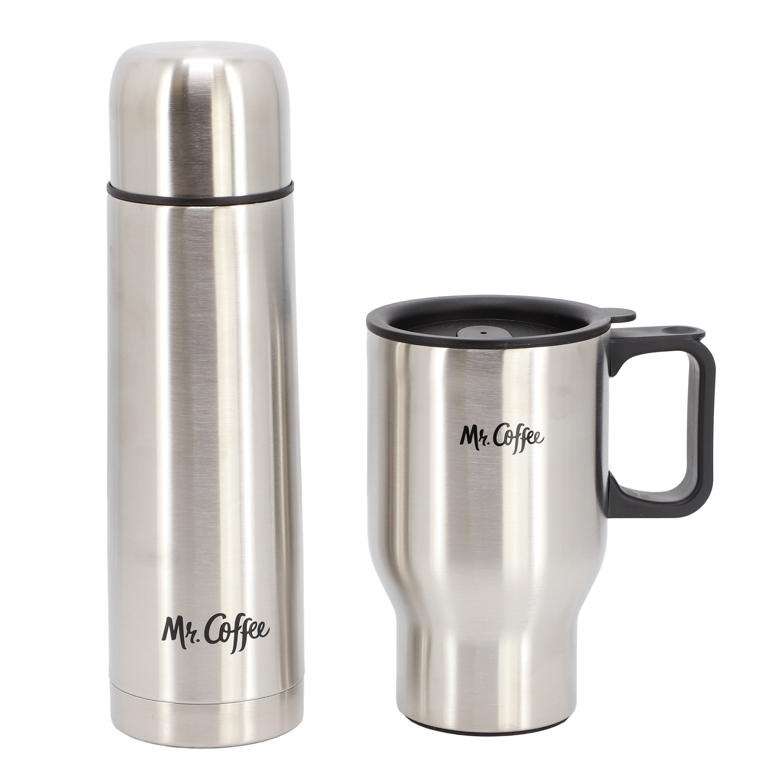Aladdin Cafe Collection Stainless Steel Travel Mug 16 oz. - Walmart.com