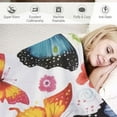 thumbnail image 3 of COMIO  Butterfly Throw Blanket Smooth Lightweight Soft Print Blanket for Travelling Camping Gift Kid Adult, 3 of 6