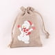 thumbnail image 4 of Paquete Bolsas videñas con Cordón de Arpillera para Almacenamiento quetes Navideños, Suministros tas Navideñ Gloria Bolsas de arpillera de yute, 4 of 9