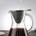 thumbnail image 5 of Coffee Dripper for Single Cup Brew,Stainless Steel Slow Drip Coffee Filter Metal Cone Paperless Reusable Cup Coffee Maker Non-slip Cup [1‑2 Cups], 5 of 8