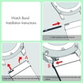 thumbnail image 6 of For Gear S3 Classic/Gear S3 Frontier 22mm Bands, Fintie Nylon Watch Band Adjustable Sport Strap Metal Buckle, 6 of 7