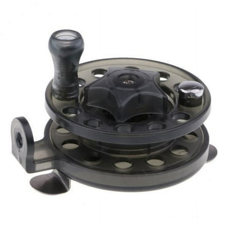 Colaxi 4xPlastic Fly Fishing Reel Lightweight Rock / Raft / Ice Fishing Reel Wheel 4 Pcs