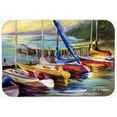 thumbnail image 2 of Caroline's Treasures Sailboats At Sunset Kitchen/Bath Mat, 2 of 2