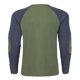 thumbnail image 3 of Blusas y camisas de manga larga con cuello redondo para hombre, blusa informal de patchwork con botones y cuello redondo, sudadera con capucha para hombre, 3 of 5