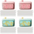 thumbnail image 1 of WUSUOWEI 4Sets Travel FlossPicks,FlossCase,Holder with 10 Toothpick,TravelFloss Picks Automatic PopUp Dispenser with Storage Case,Portable Refillable Holder for Travel Home Hotel Dinner, 1 of 9