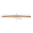 thumbnail image 3 of Maison Concepts French Rolling Pin Mango Wood (Brown) 20" X 1.4" X 1.4", 3 of 3