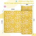 thumbnail image 5 of Yellow Dog Paw Footprint Toddler Nap Mats for Kids Preschool,Sleeping Mat Bag or Kids,Toddler Sleeping Bag,Toddler Nap Mat or Daycare, 5 of 6