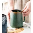 thumbnail image 5 of Tazas de café de cerámica grandes de 24 Oz/700ml con mango dorado, taza de té Jumbo Extra grande para oficina y hogar, regalo y presente, 5 of 5
