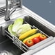 thumbnail image 2 of Kitchen Sink Retractable Drainage Basket Durable Fruit Vegetable Drain Basket Kitchen Accessories, 2 of 5