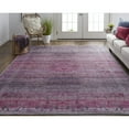 thumbnail image 5 of HomeRoots 10' X 14' Pink And Purple Floral Power Loom Area Rug, 5 of 10