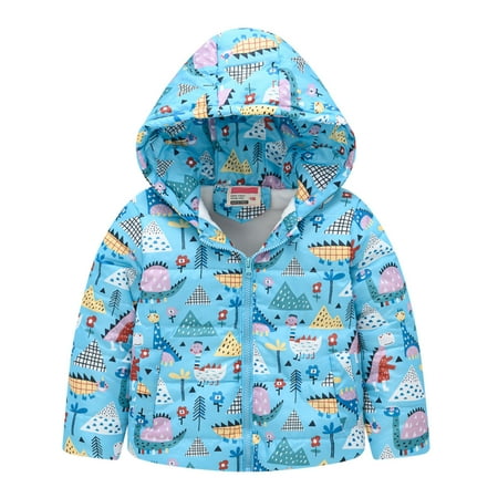 

Winter Savings Clearance! Dezsed Toddler Boy Jackets Cartoon Waterproof Wind Thick Warm Jackets Girls Windbreaker Zipper Kids Boy Jacket Fall Winter Coat Children Outerwear 2-7Years