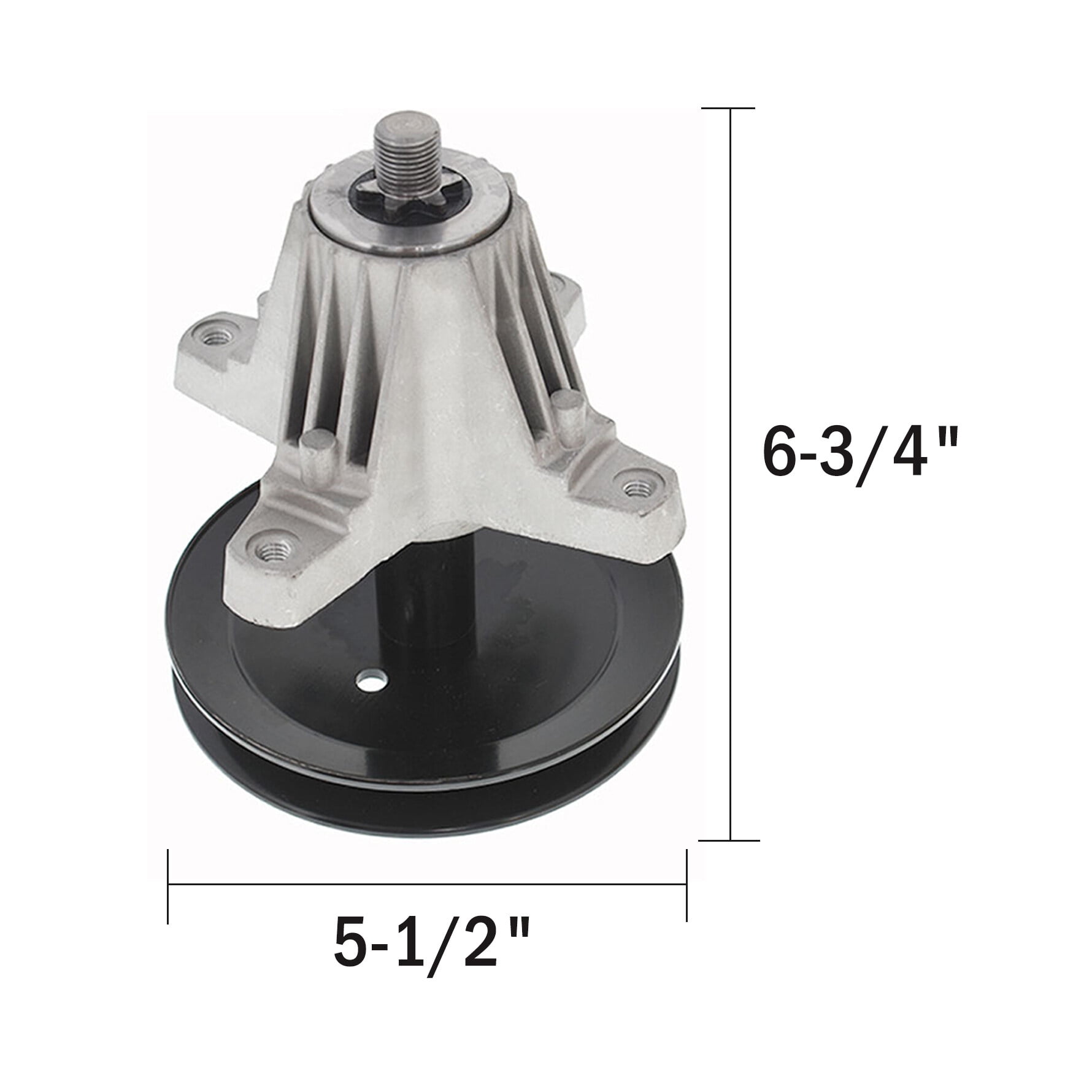 munirater 2-Pack 918-06991 Spindle Assembly W/Pulley Bolt Replacement for Troy Bilt MTD 42In Deck Lawn Mower Replaces 918-06991 618-06991