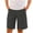 #0216-Gray, variant on Boys Girls Capri Leggings 3/4 Length Pants Casual Pants Split Hem Pants Washed Wrinkled Pants With Double Pockets Elastic Waist Summer Wear 5-15Y