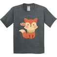 thumbnail image 3 of Inktastic Cute Fox Hello Youth T-Shirt, 3 of 5